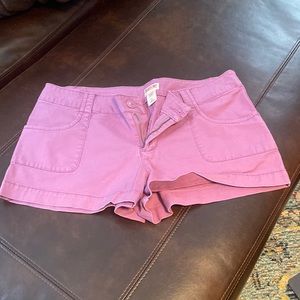 Purple Low Rise Shorts